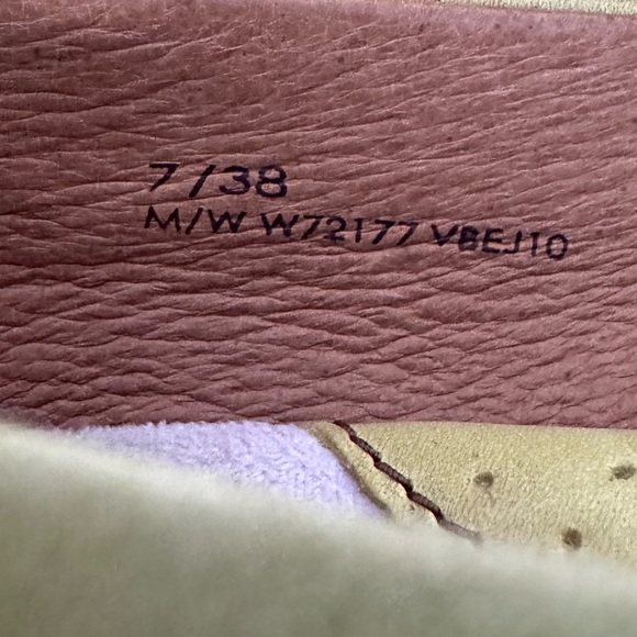 Born Green Leather Loafers with Bow Accent - Picture 11 of 11